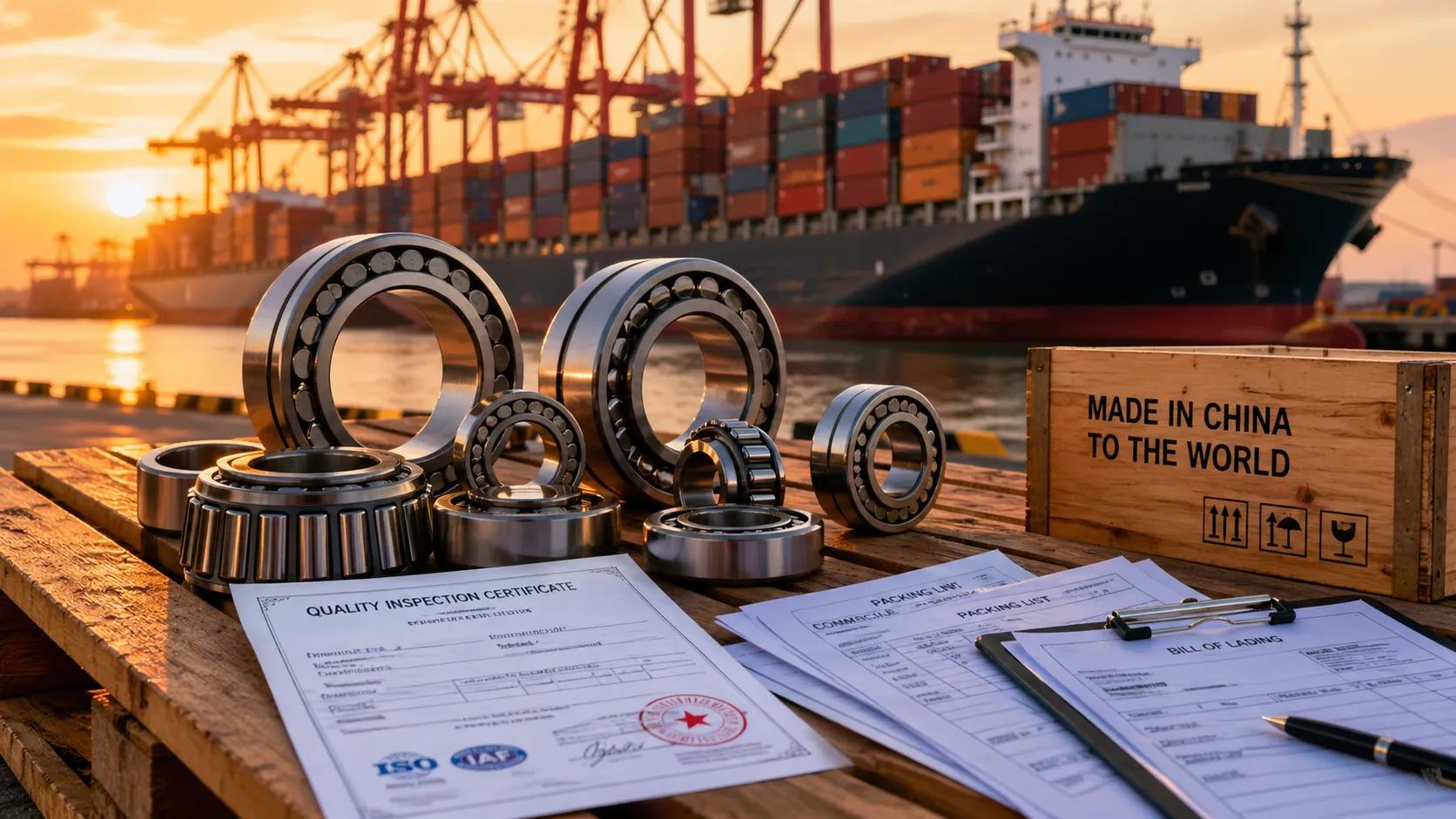 Bearing quality inspection before shipment