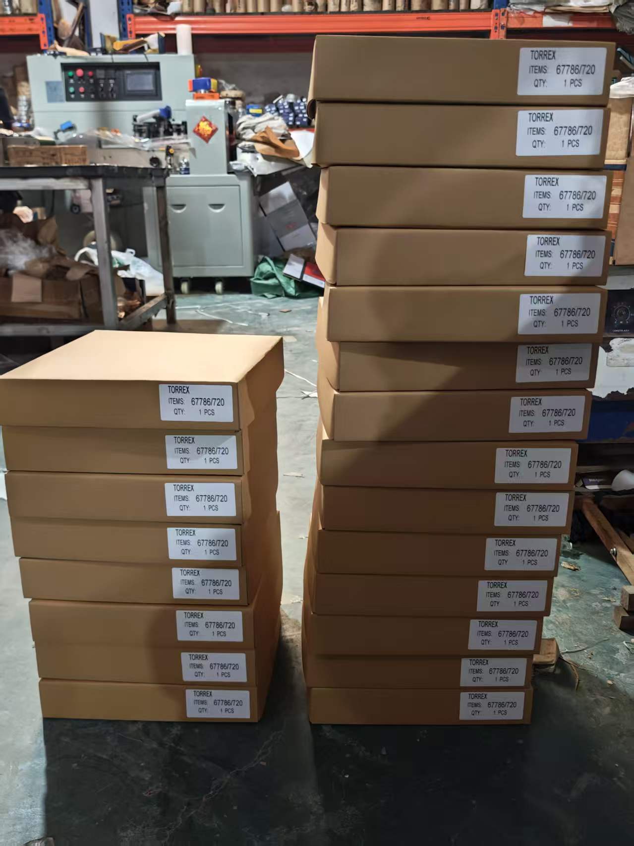 DBS Bearing 67786/20 tapered roller bearings during production and packaging